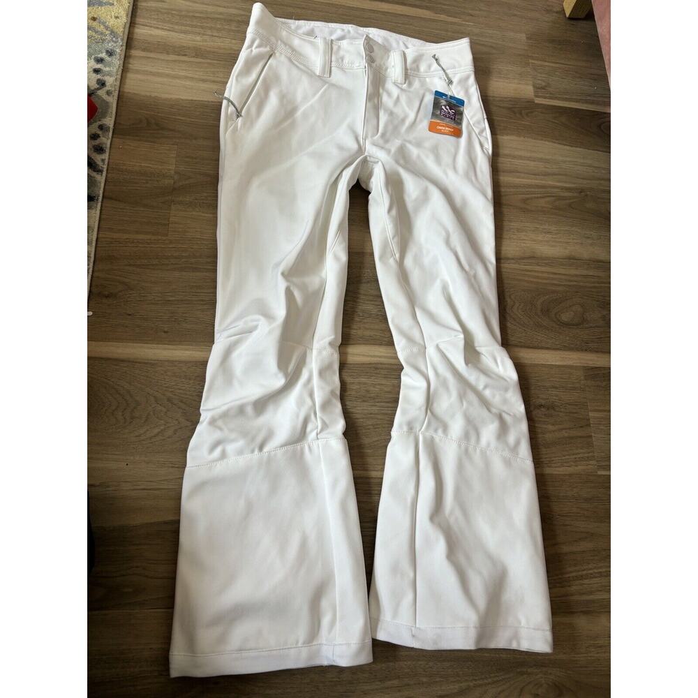 New $150.00 Columbia Womens Roffee Ridge IV Snow Pants White Size 12